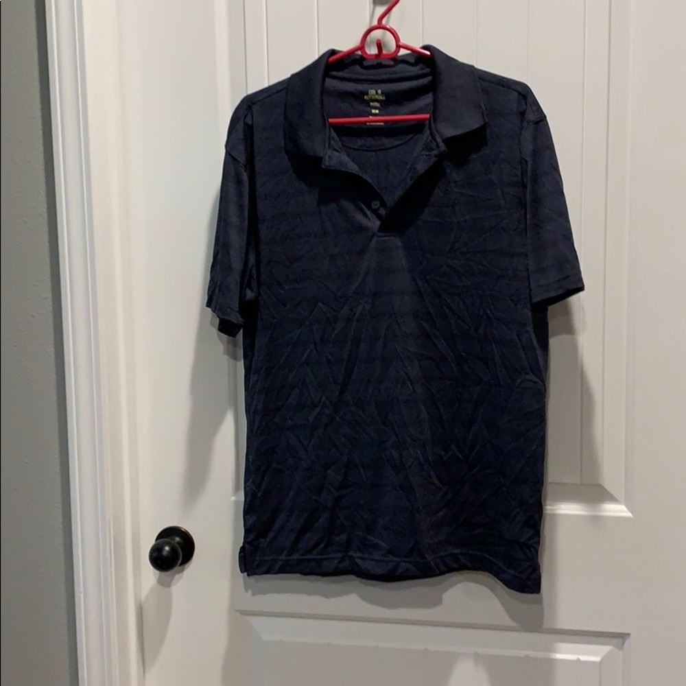 Men’s blue polo shirt